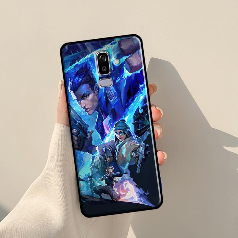 Valorant Game Cover für Samsung Galaxy J4 J6 Plus 2018 A6 A7 A8 A9 J8 J1 2016 A3 A5 J3 J7 J5 2017 Hülle
