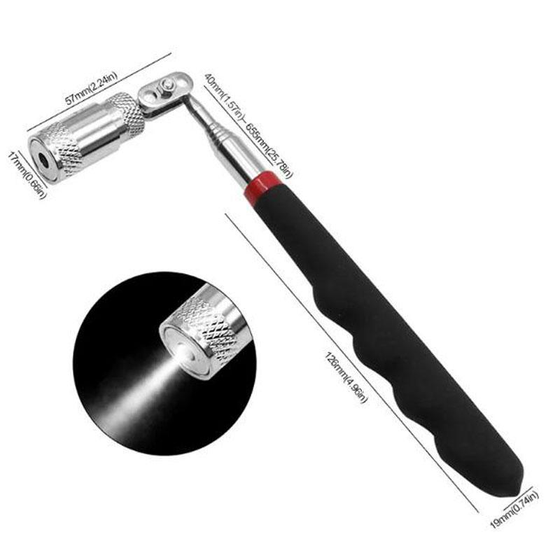 Mini Portable Telescopic Magnetic Magnet Pen Handy Tools Capacity for Picking Up Nut Bolt Extendable Pickup Rod Stick