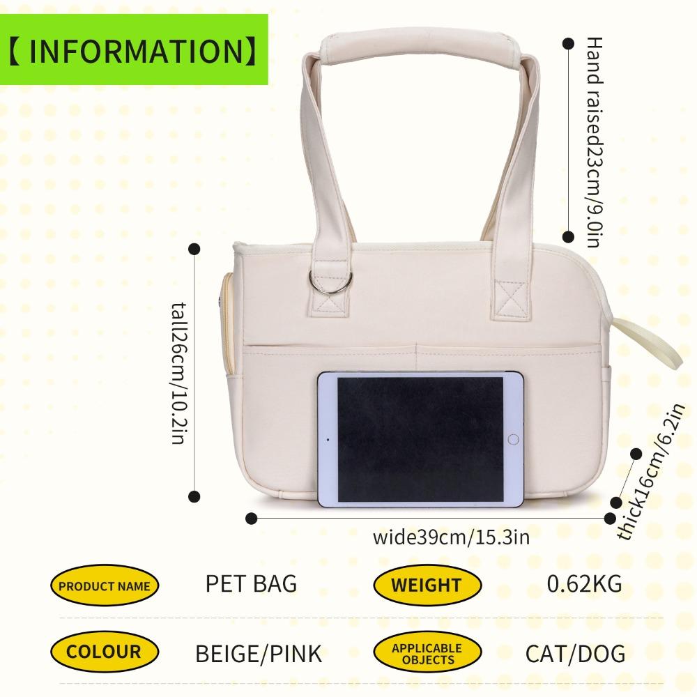 High Quality Canvas Pet Carrier for Cat Tote Bag Portable Travel Bag for Small Dogs Cats Handbag