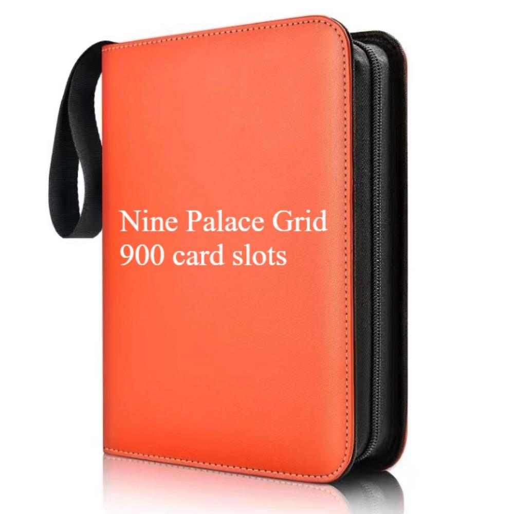 Zipper style card book, 4/9 compartments, game card book, game collection book package