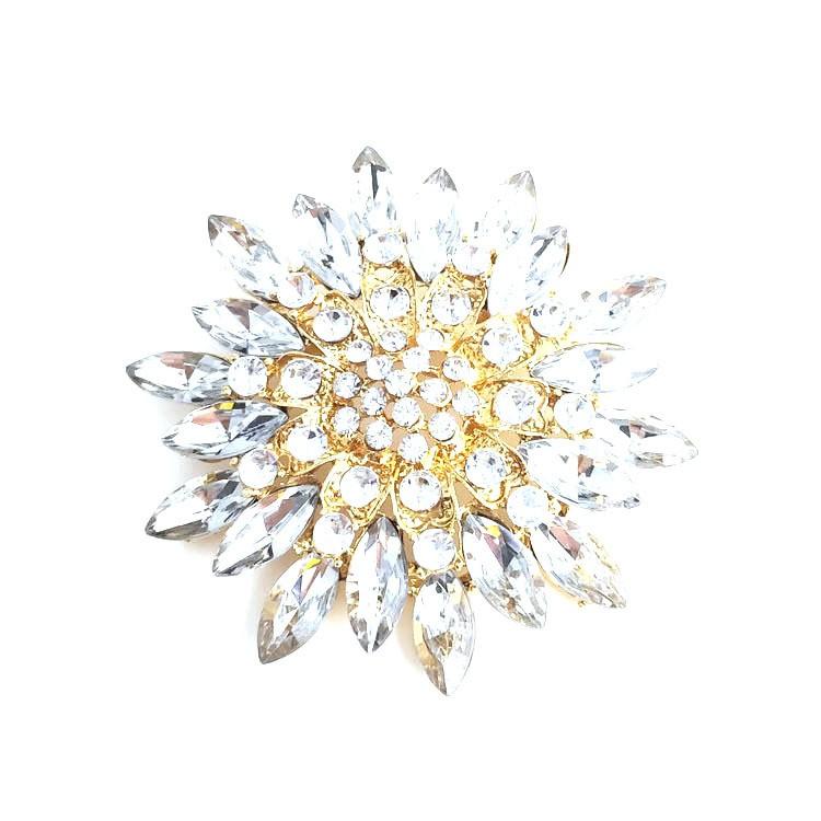 Big Daisy Flower Brooches Easy To Use Eye Catching Design