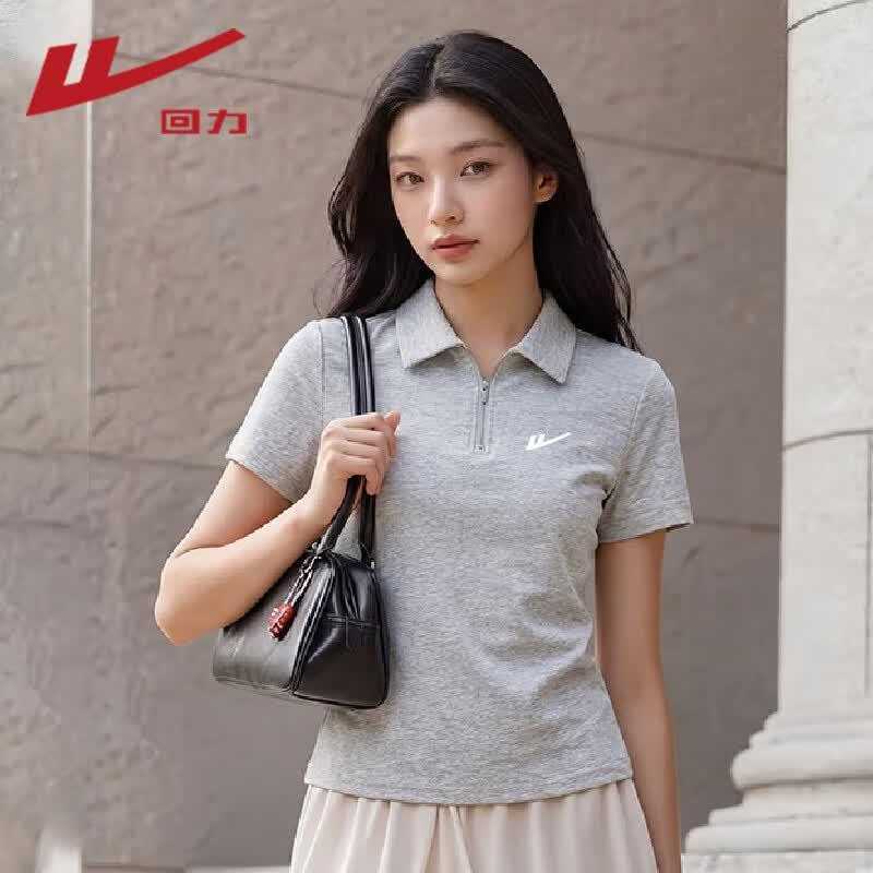 Warrior Women s Half-Zip Polo T-Shirt M