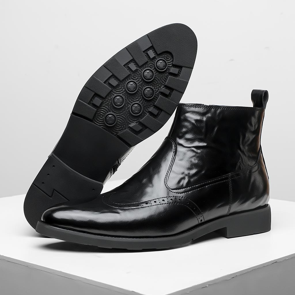 Men Boots High Top Shoes Fashion Style Winter Walking and Commuting Casual Outdoor Travel Seasonal Everyday Footwear Sizes 38-44