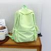 Schoolbag Schoolbag Girl Middle School Student High School College Student Korean Simple Solid Color Versatile Girl Schoolbag Light Going Out Backpack