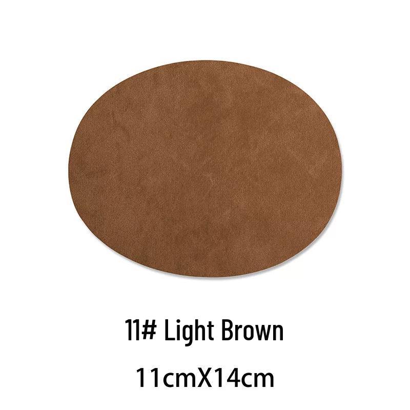 Universal Suede Oval Iron-On Elbow & Knee Patch Sticker for Jackets & Sweaters