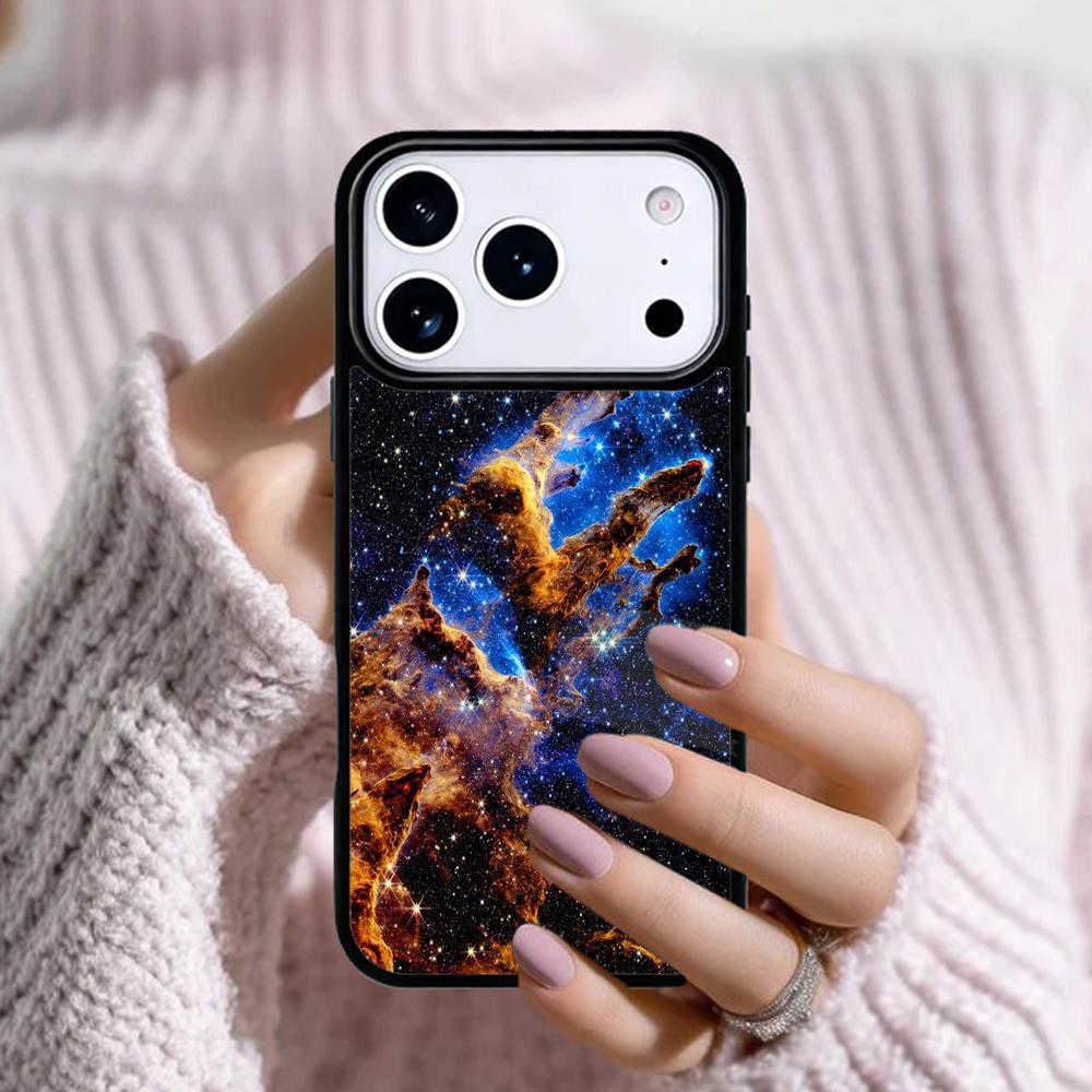 Outer Space Phone Case For Apple iPhone 17 Air 16E 15 14 Plus 13 12 11 Pro Max Mini Funda Cover