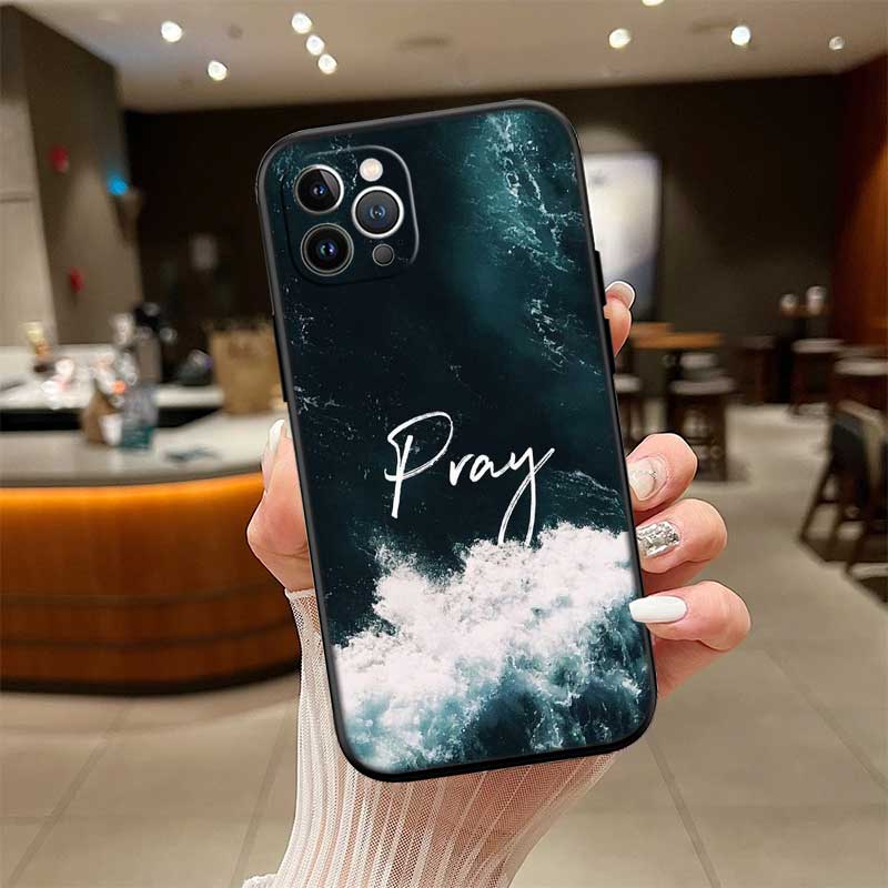 

NH9 Bible Verse Jesus Christ Phone Case for Samsung Galaxy S20 S21 S22 Ultra FE + Plus A21S A22 A24 A25 A26 A30 A30S A31 Galaxy A26 5G