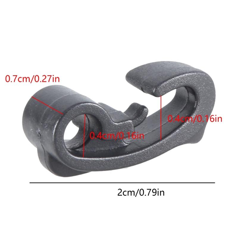 20Pcs Camping Carabiner Buckle Tent Accessories Multifunctional Hooks Equipment