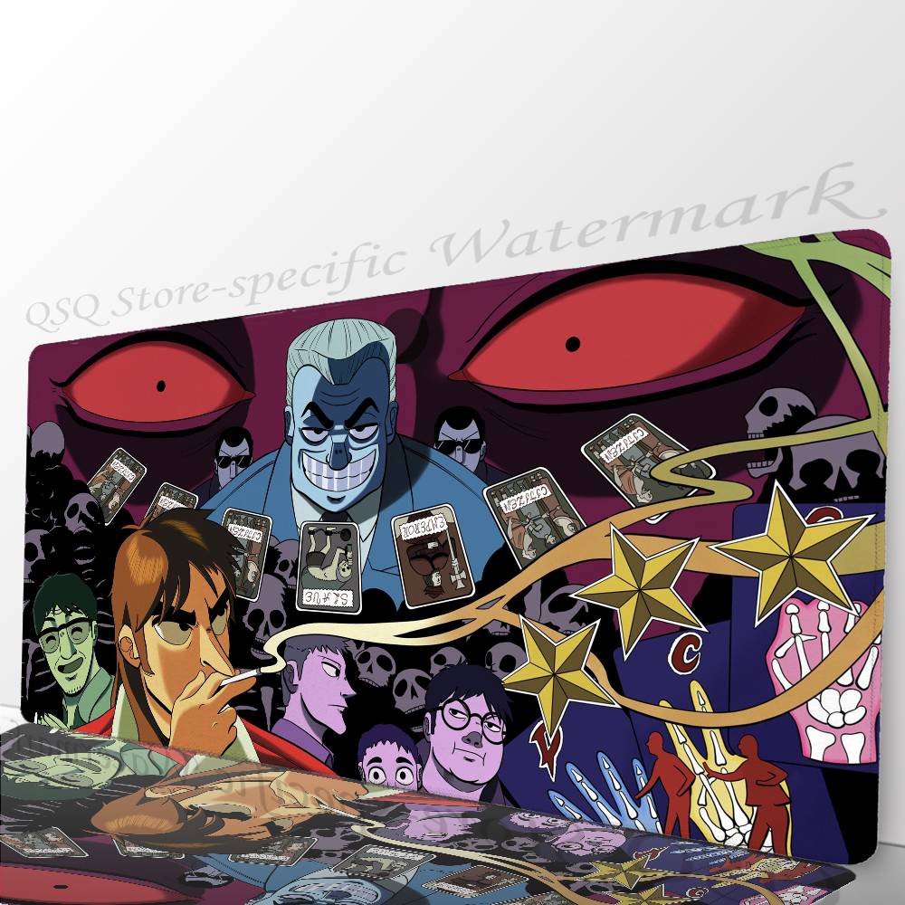 Anime K-Kaiji Mousepad Non-slip Suitable For Office Computers Laptops E-sports Game Desk Mats XXL Keyboard