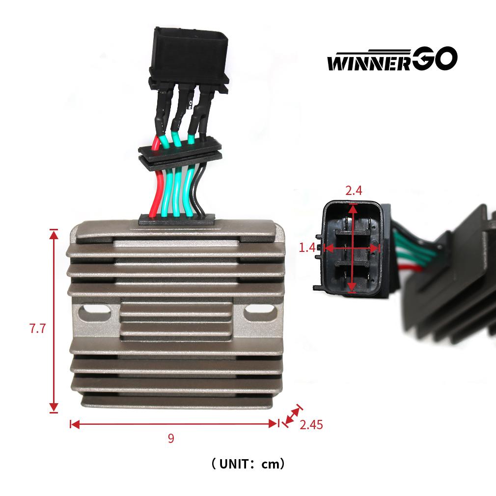 68V-81960 Voltage Regulator Rectifier Assy For Yamaha 50 60 70 75 90 115 HP 4-Stroke Outboard 68V-81960-00-00 6D3-81960-00-00