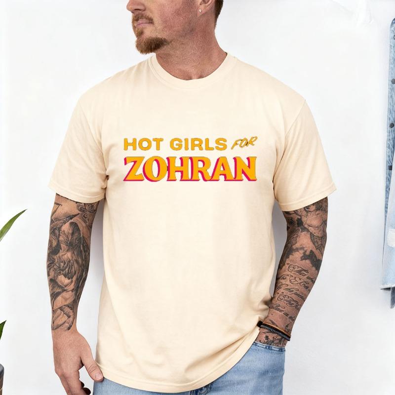 Hot for Zohran Mamdani Zohran for NYC Mayor Unisex Inspired TShirt Fan Gift NEW Crew Neck Short Sleeve Casual Tee Y2k Top 2025