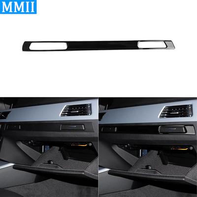 For Bmw 3 Series 2005-2012 E90 E92 E93 Piano Black Water Cup Holder Decorative Plastic Strip Car Interior Decoration