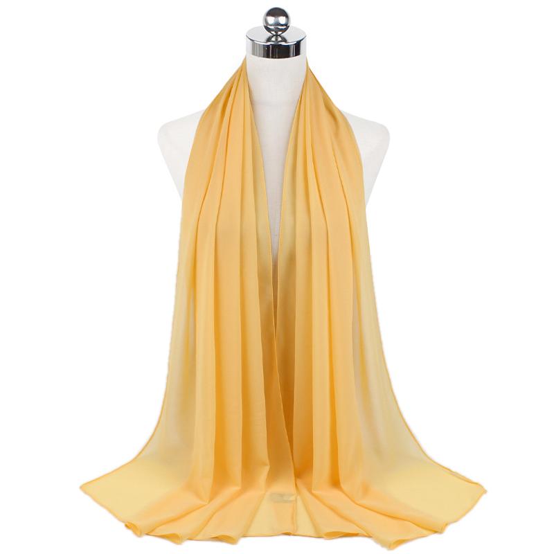 Women Muslim Chiffon Hijab Scarf Shawls Modal Cotton Jersey Hijabs Plain Soft for Ramadan Lady Voile Head Wraps Islamic Turban