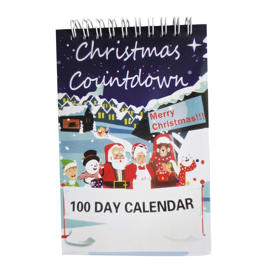 Christmas Countdown Calendar, 100 Day Christmas Countdown Calendar, Desktop Advent Calendar, Interactive 100 Day Wall Art