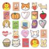 50 Cute & Waterproof Cartoon Stickers - Perfect for Notebooks, Motorcycles, or Cups