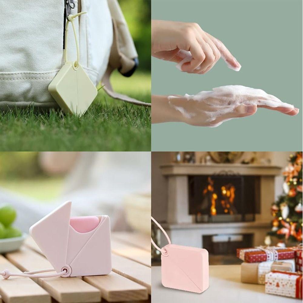 Hand Washing Soap Sheets Portable Travel Soap Paper Sheets Outdoor Travel Camping Paper Soap Sheets Dissolvable for Hand Washing