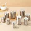 Stainless Steel Spice Shaker Jars With Adjustable Holes And Rust Resistant Design Perfect For Home Kitchen Cooking Outdoor Bbq