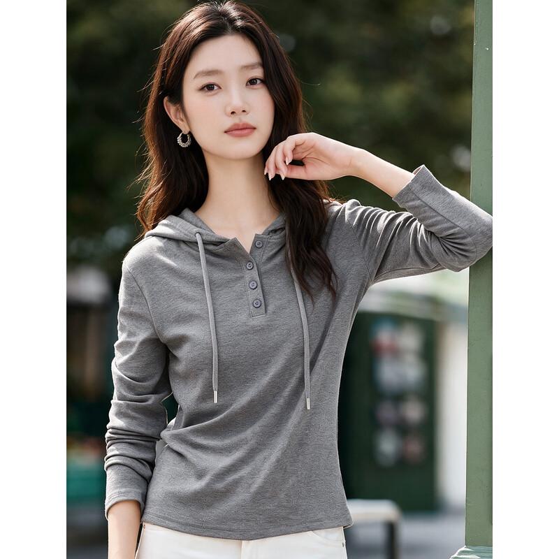 La Chapelle Women's Hooded Long-Sleeve Pullover