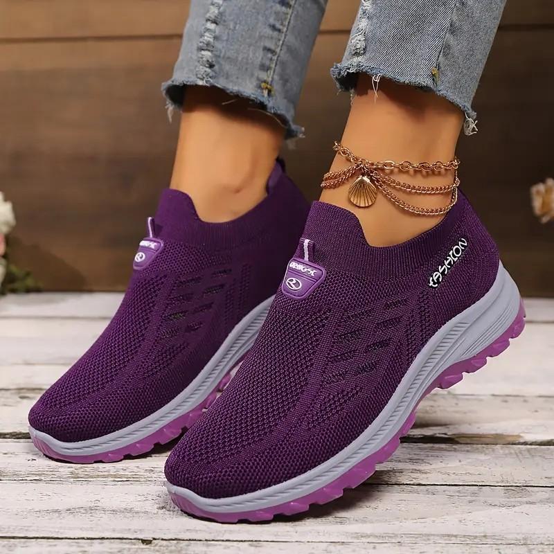 Fashion Breathable Slip On Walking Shoes for Women 2025 New Comfortable Soft Sole Fashion Sneakers Woman Anti Slip Casual Sports Shoes