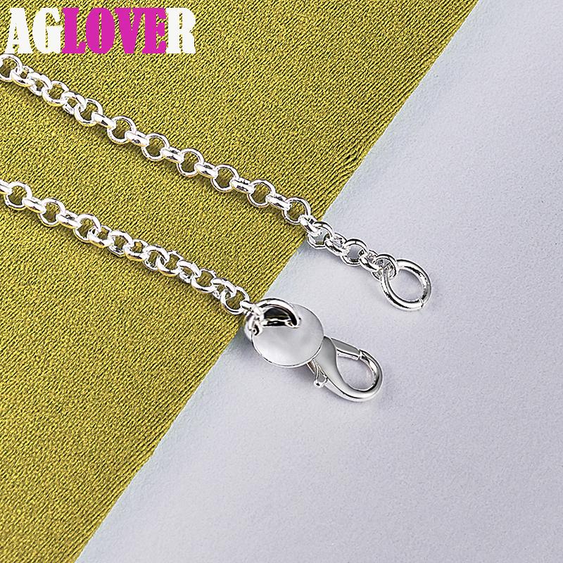 925 Sterling Silver Dubbel Runda Circle Armband Smycken
