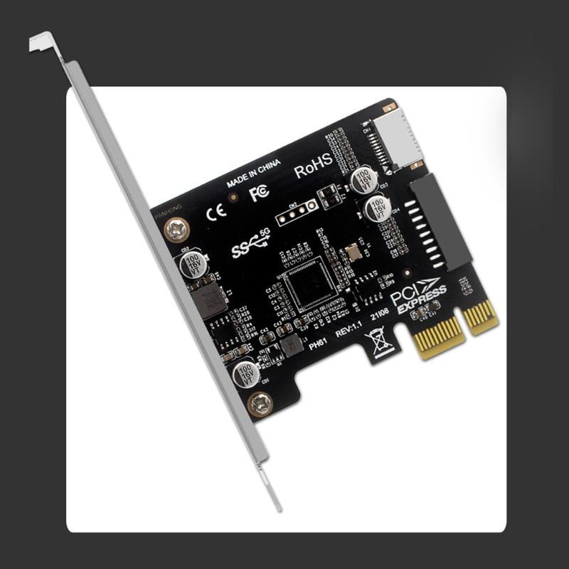 PCI-E to 2-Port USB 3.0 Adapter Super Fast PCI for press pansion Card with Internal 19 Pin Connector for for