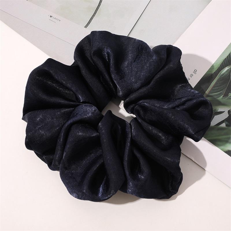 Fashion Velvet Scrunchies Women Elastic Hair Band Elegant Colorful Solid Color Large Scrunchie Girls Hair Accessories Headwear
