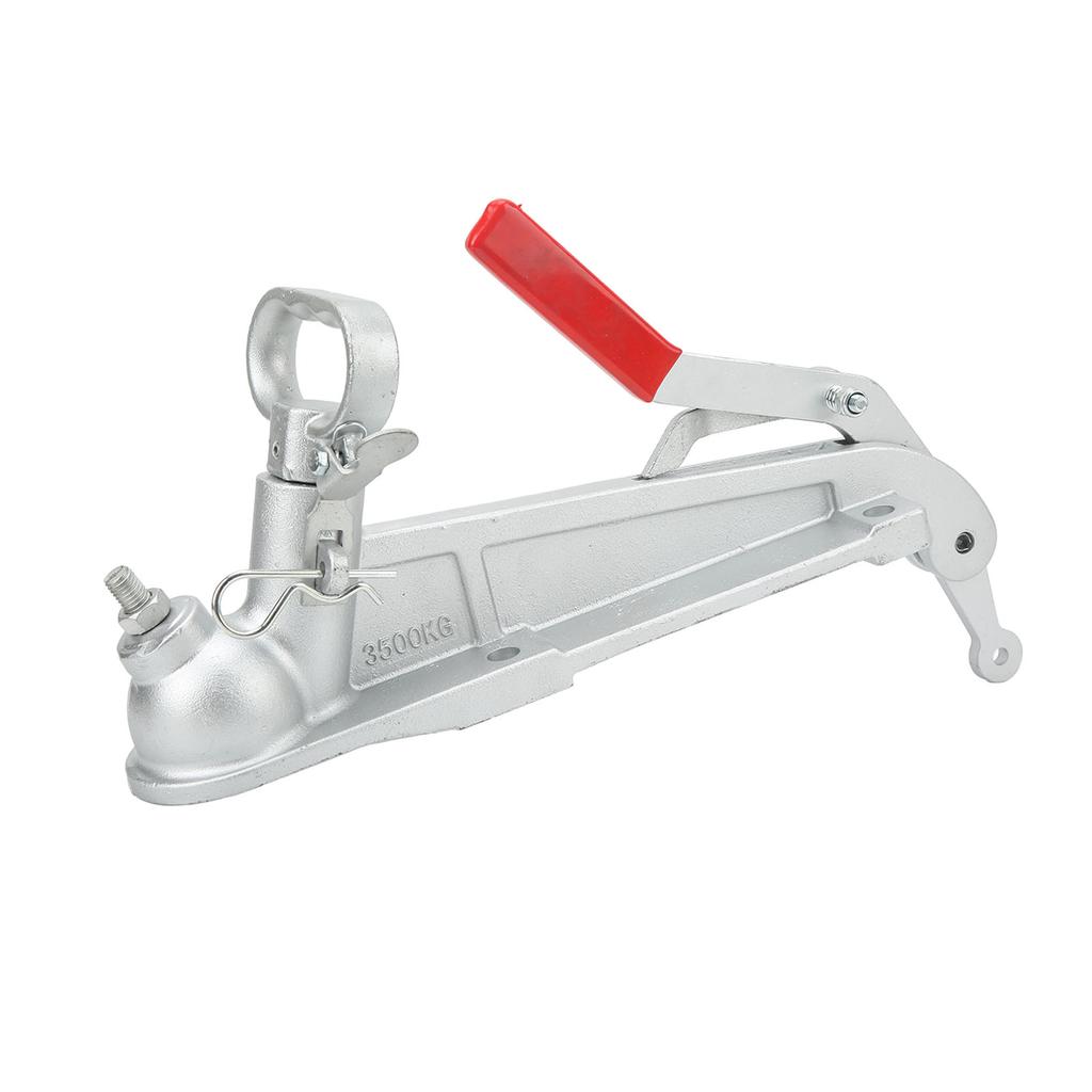 Trailer Coupling Load 3500kg Heavy Duty Firm Trailer Hitch with Handle Bracket for Boats RVs
