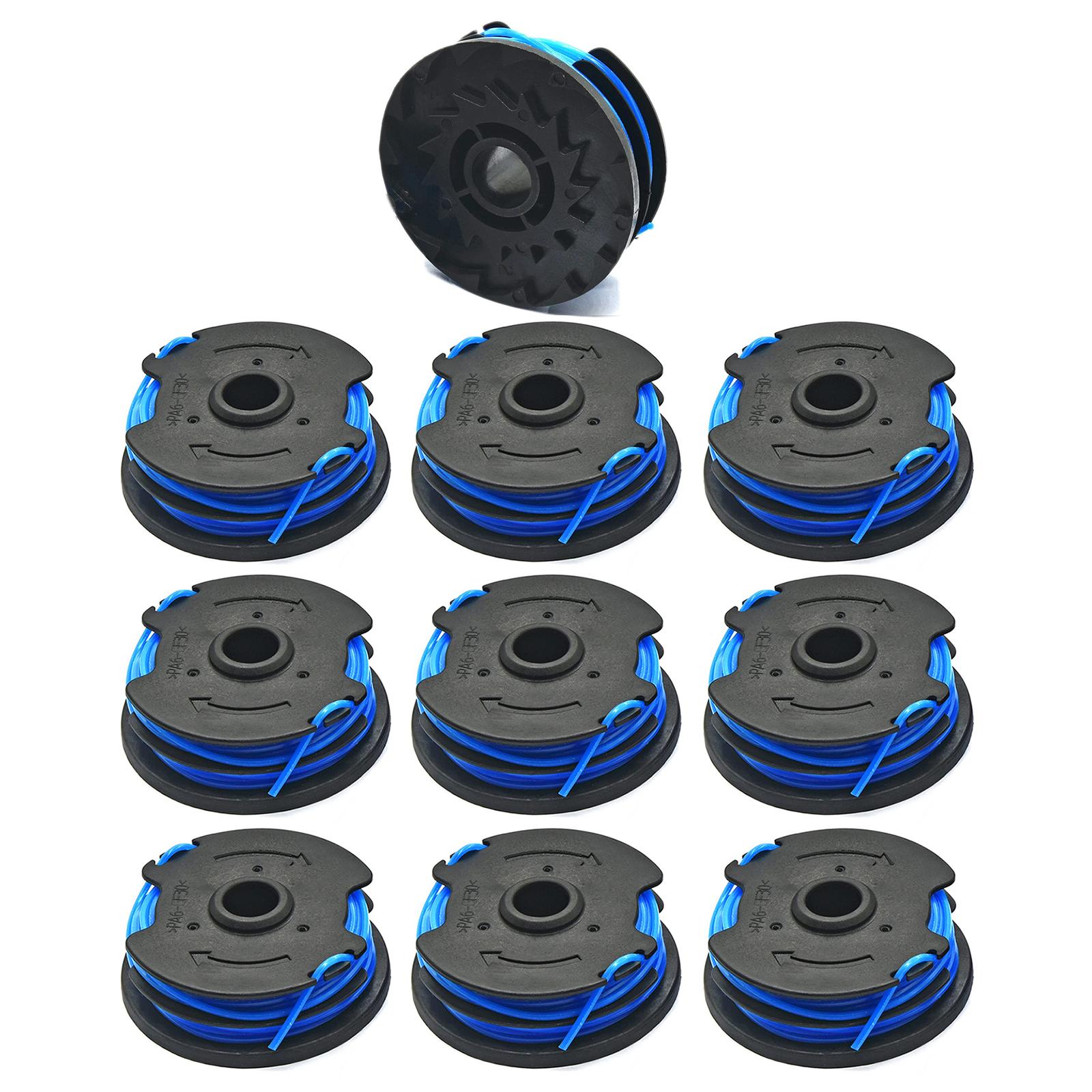 

TLW-04 10Pcs Replacement Spool for Harbor Freight Bauer 20115E-B Bauer Corded BAUER 5.5Amp 15 in Electric String Trimmer A
