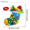 Non-woven Fabric DIY Christmas Stocking Snowman Portable Elk Xmas Bag  Party