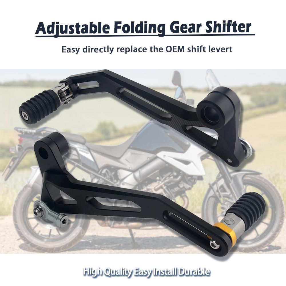 Motorcycle Adjustable Gear Shift Lever Foot Brake Pedal Fit For SUZUKI V-Strom DL 1000 1050XT DL1050XT DL1000 DL1050 2014-2021