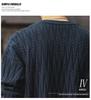 Men's Heavyweight Cable Knit Sweater - Warm, Trendy, Casual, and Versatile Round Neck Knitwear