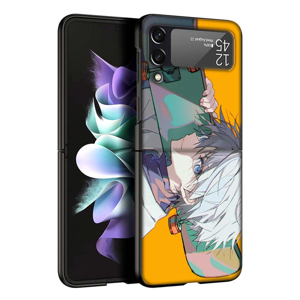 HunterX Killua Phone Case For Samsung Galaxy Z Flip7 Flip6 5G Flip5 Flip4 Flip3 ZFlip 7 6 3 4 5 Shockproof Back Cover Galaxy Z F