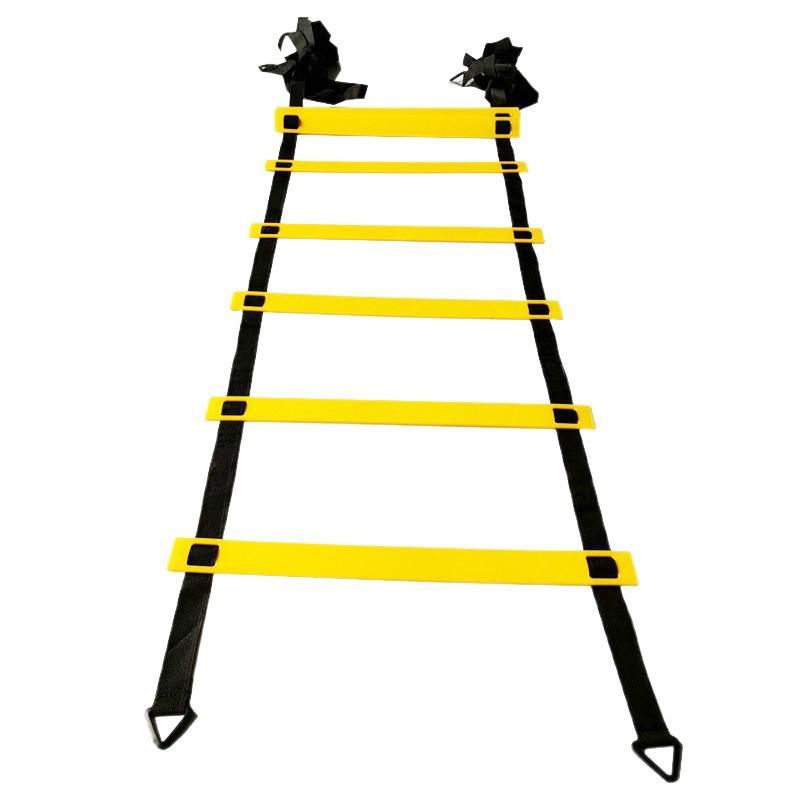 Agility Ladder Set: Speed Ladder, Footwork Training, Marker Cones, Resistance Band, Circle Steps