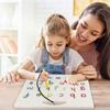 Alphabet Magnetic Drawing Board 2-in-1 Learning Writing Playboard Double-Sided Magnets Tracing Board Stem Toy Letters Learning