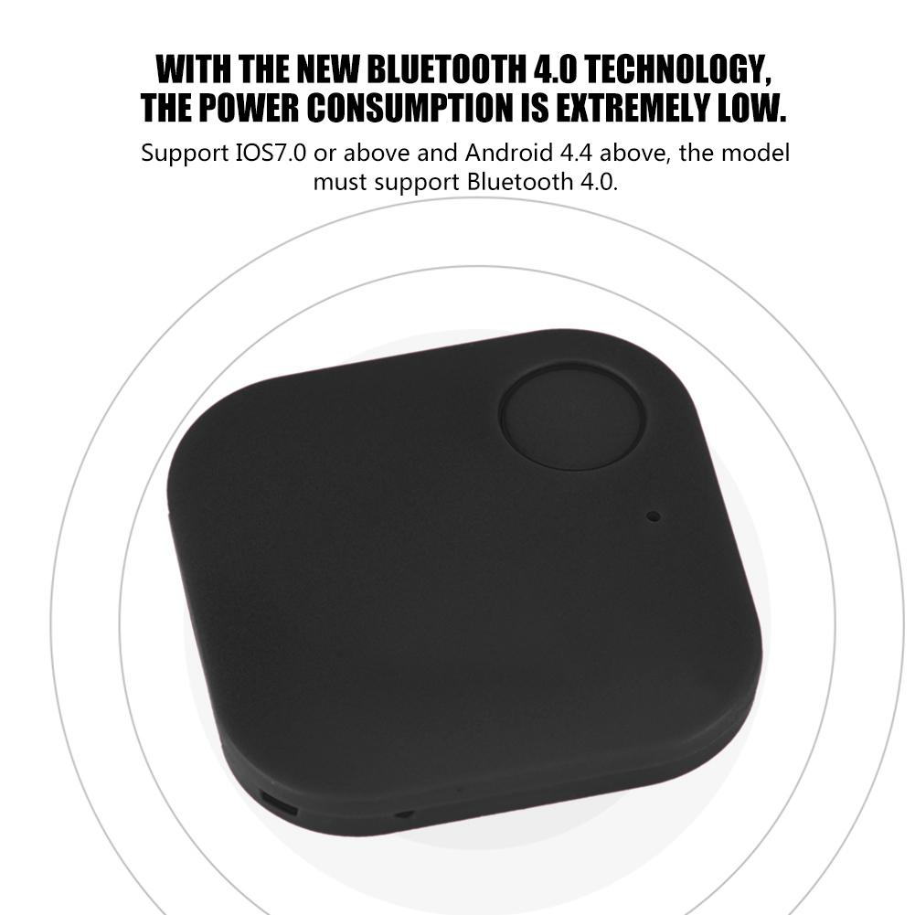 Bluetooth Finder Key Tile Tracker Key Child Pet Finder Anti lost GPS Locator Black