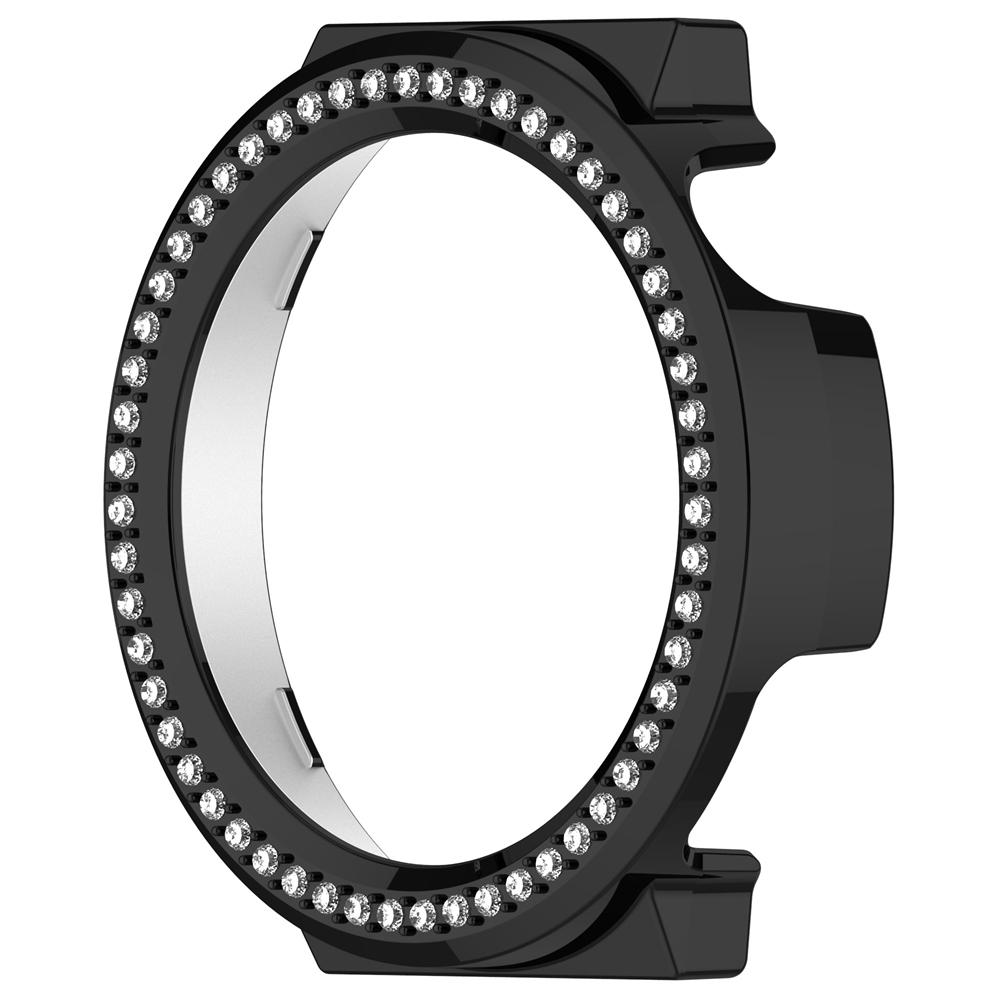 Schutzhülle Case Für Huawei Watch GT5 Pro 42mm PC Mit eingelegten Diamanten Schutz Stoßstange Rahmen Schale Hüllen Zubehör