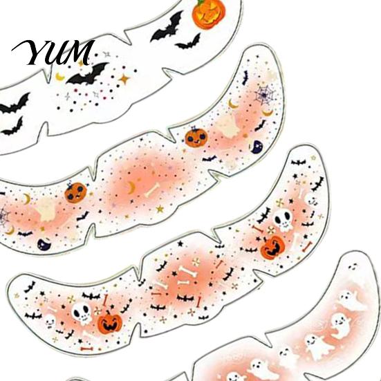 Halloween Tattoo Stickers Stickers, Temporary Face Decals for Party Makeup, Art Kids Waterproof Pumpkin Bat Bloodstain Adults Patterns Parties