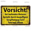 Vintage German Sign Voor Halt Metal Sign Aluminium Sign Decoration Plaque Home Wall Door Decor Bar Sign Home Plate Poster