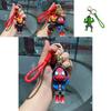 Adorable Superhero Keychain Silicone Avenger Series Key Ring For Car Keys Gifts