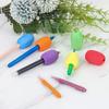 3/6 Stück Weiche Schaumstoff Stift Bleistift Griffe Ergonomische Schreibhilfe Polster Halter für Kinder Handschrift Zeichnen Lernen Schreibwaren
