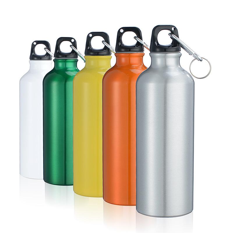 Outdoor Sports Aluminum Water Bottle Portable Water Cup Mountaineering Hook Small Mouth Single Layer Cup