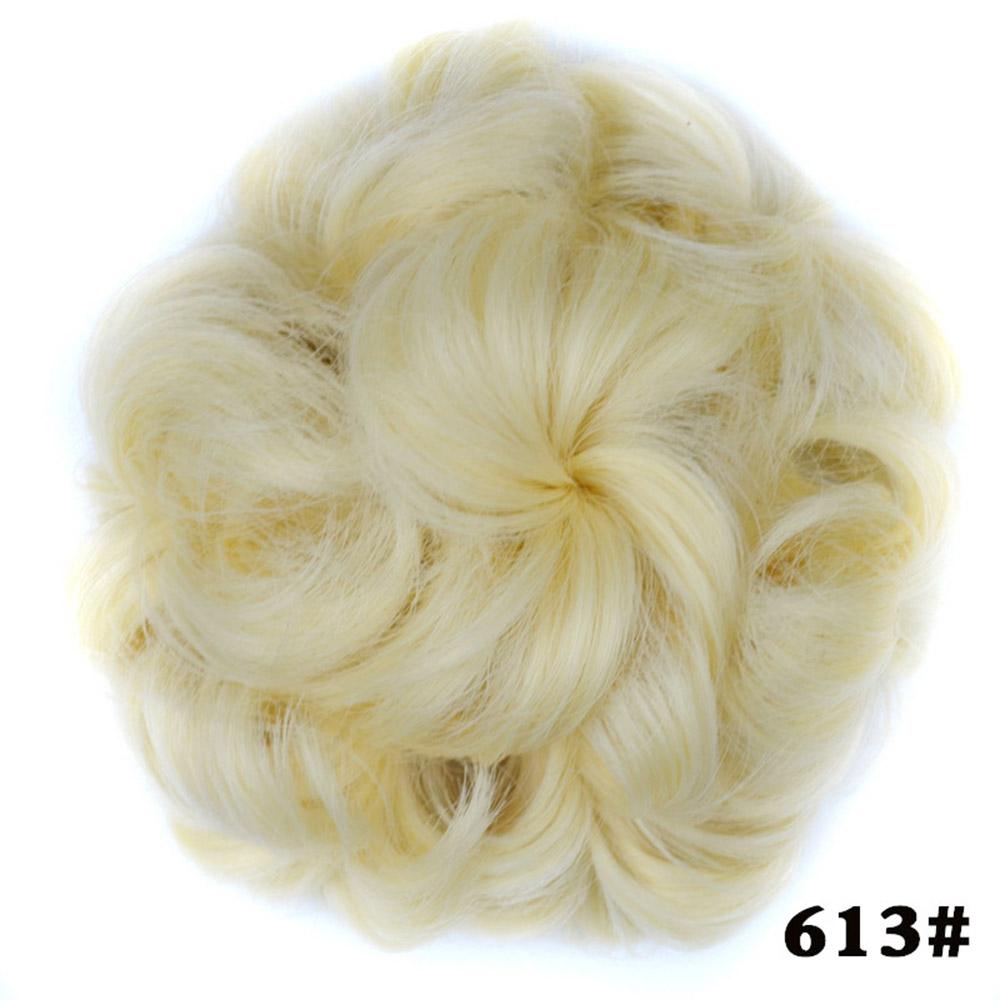 

Jeedou Шиньон с цветочным дизайном на кулиске, пучок для волос, синтетический, искусственный балетный пучок для женщин, леди, для прически «пучок-пончик», для ежедневного использования