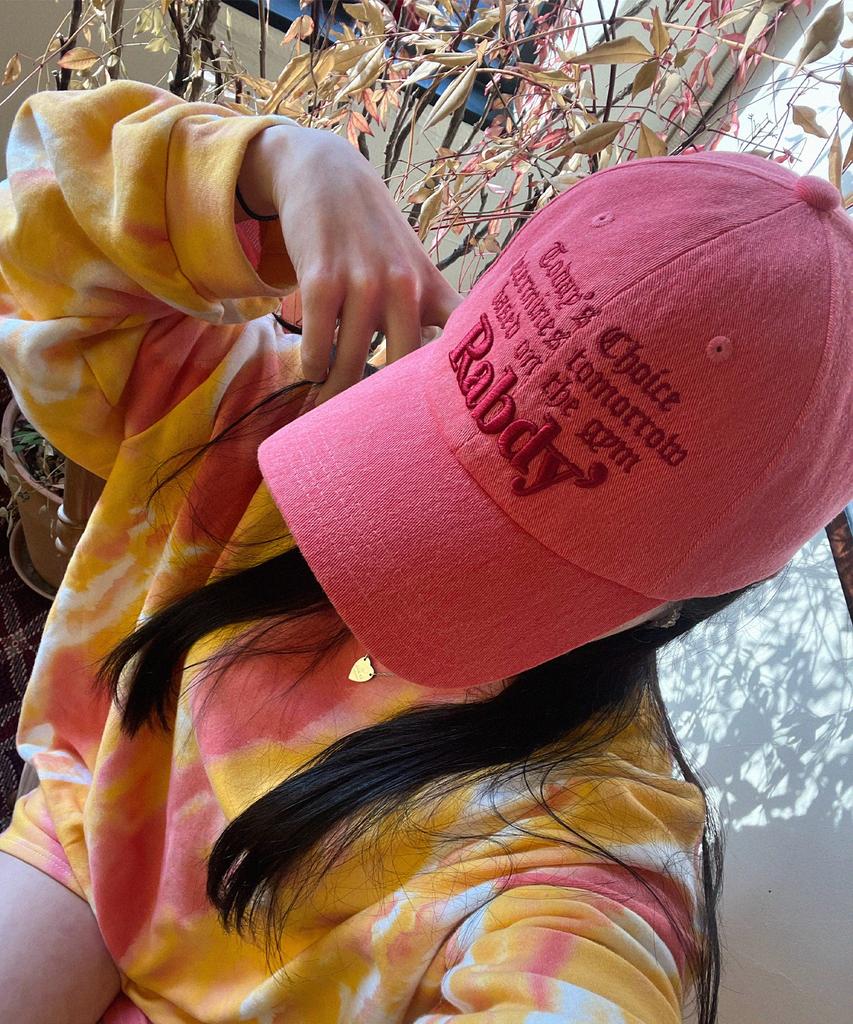 RABDY Washed Ball Cap - Pink