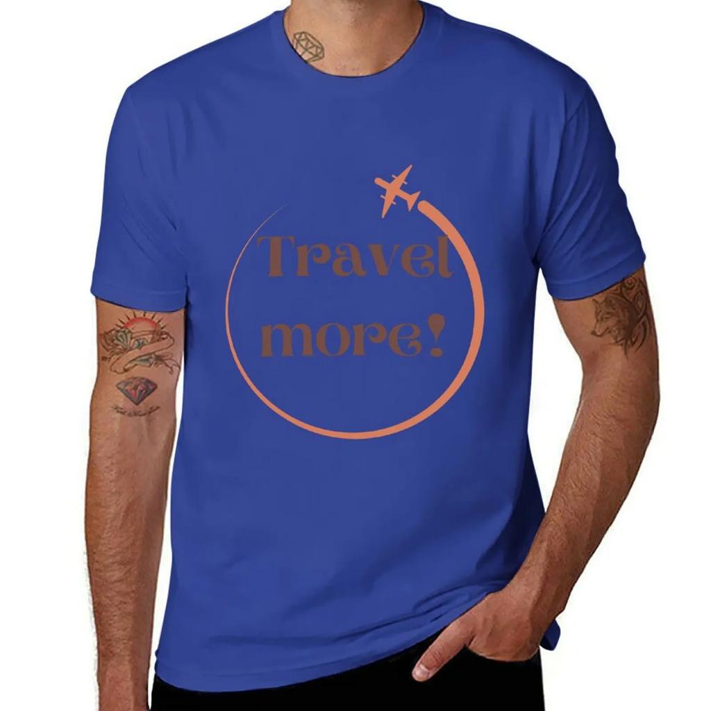 Travel More Custom Tshirt And Apparel Design T-Shirt Quick Drying Animal Prinfor Boys Oversizeds Customizeds T Shirts For Men