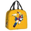 Boîtes à lunch réutilisables personnalisées Ufo Robot Grendizer Goldrake Mazinger Z pour femmes, étanches, isothermes, sac à lunch isolé pour le travail