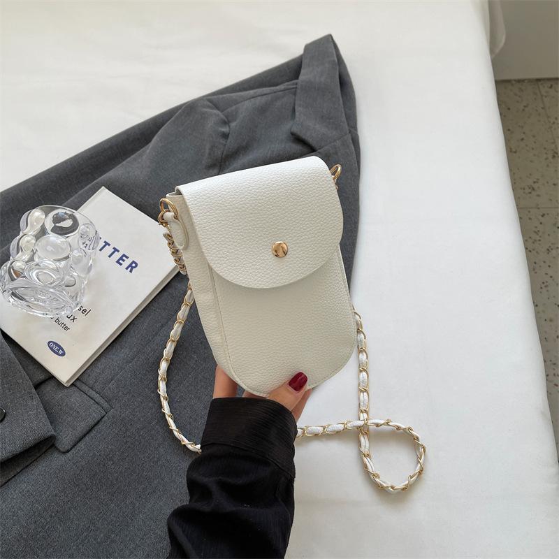 Bags With Mobile Phones, Women'S Messenger Bags, Women'S French Niche Design, Shoulder Chain Bags, Women