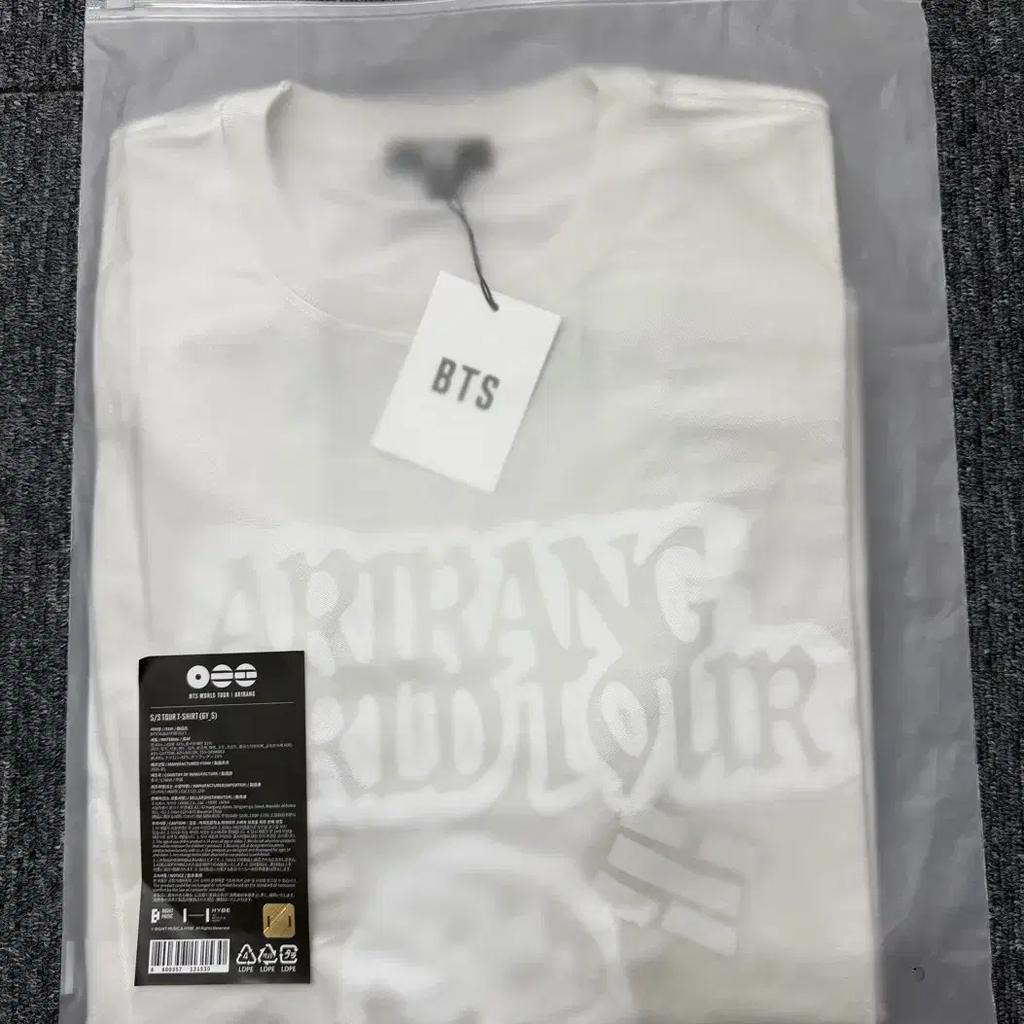 BTS S/S Tour T-Shirt (Gray) S Size