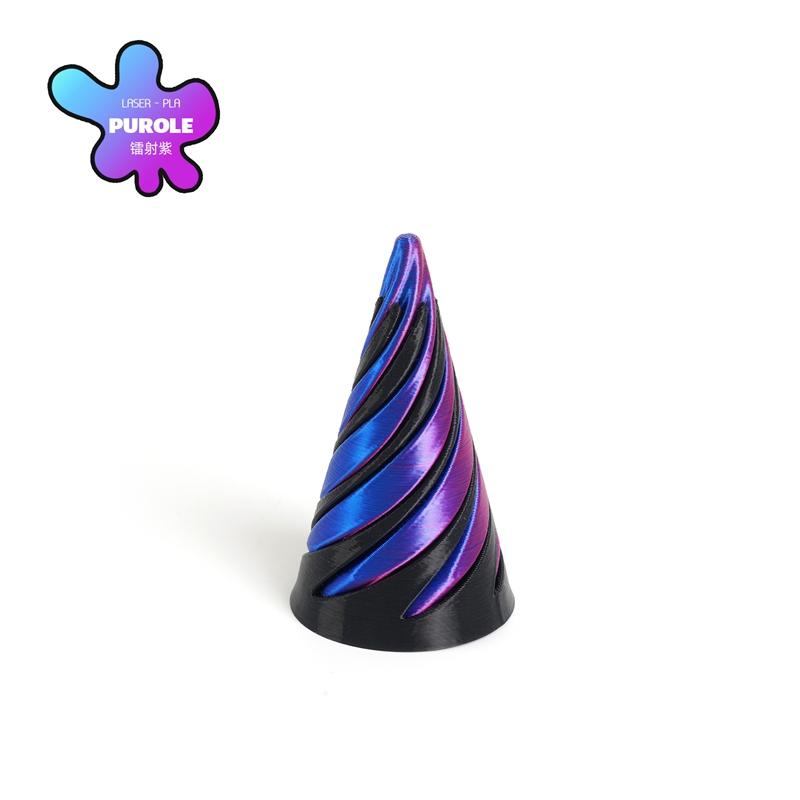 3D Printed Decoration Mini Vortex Printed Spiral Conae Fidget Toy Impossible Pyramid Passthrough Sculpture Thread Illusion Gift