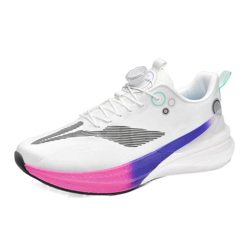 Red Rabbit 8PRO Running Shoes Men's and Women's Rotating Button Older Children's Student Physical Test Racing Carbon Board Shock Absorbing Breathable