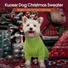Kuoser XS Dog Sweater, Warm Winter Fall Puppy Sweaters for Extra Small Dogs Boy Girl, Solid Pullover Turtleneck Knit Sweater Thick Long Sleeve